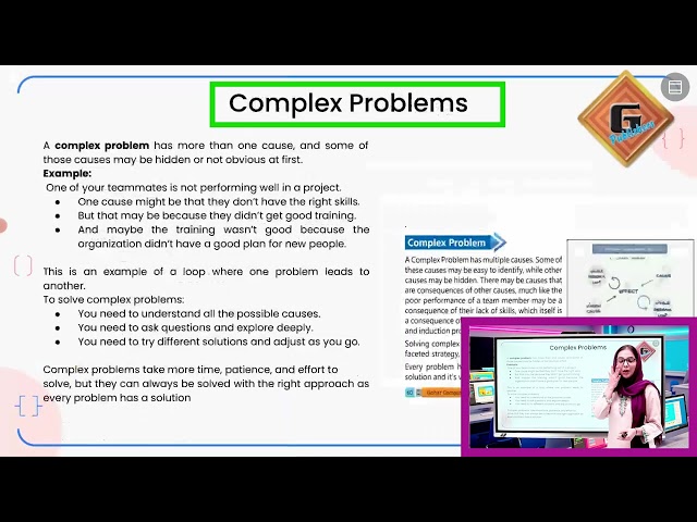 Gohar Computer Science 8|Unit 4|Lec 2|Problem Solving