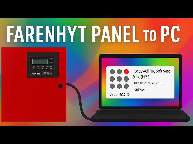 How to connect Honeywell Farenhyte panel to PC || HFSS TUTORIAL | #farenhyte #HFSS #honeywell #TRIGA
