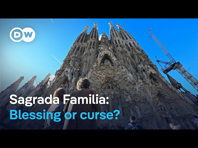 Barcelona's Sagrada Familia becomes the world's tallest church as neighbors fear eviction | DW News