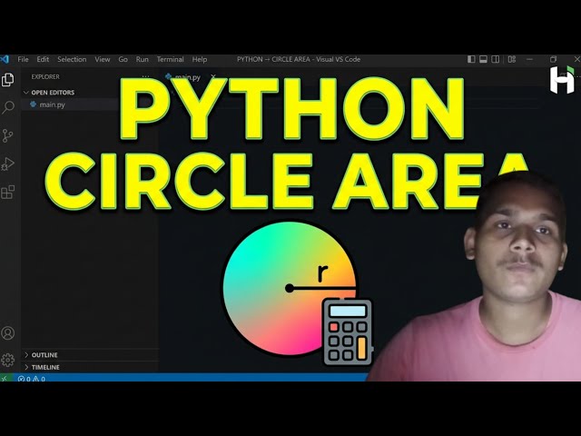 Python Tutorial for Beginners: Calculate Area of a Circle