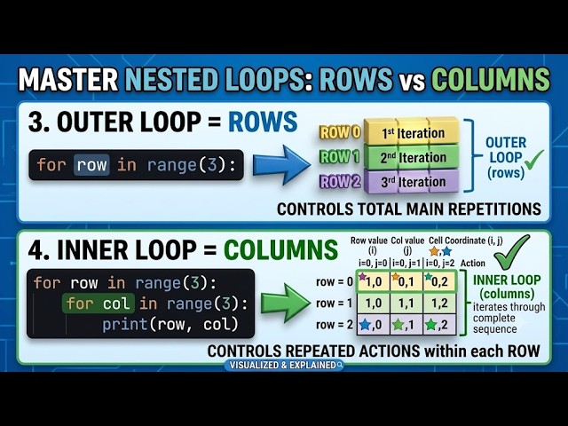 Nested Loops Explained | Loop Inside a Loop | Edexcel IGCSE Computer Science