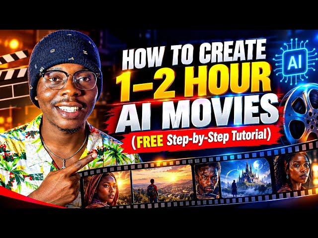 How I Create 1–2 Hour AI Movies Like Netflix (FREE Step-by-Step Tutorial)