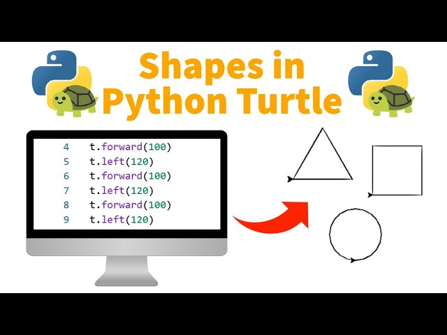 Shapes with Python Turtle  | Penguin Coding School Tutorial #2