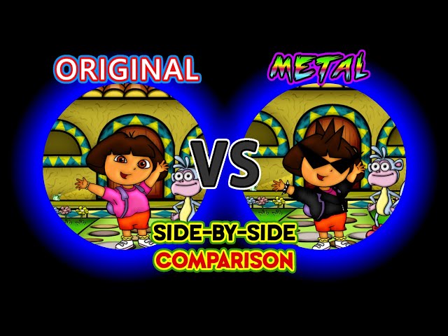 Dora No More Original VS Metal Version Comparison