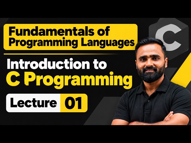 Introduction to C Programming | Fundamentals in Programming Languages | Pradeep Giri Sir