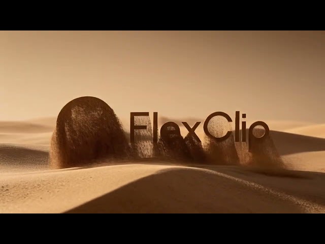 AI Effect Cinematic Sandstorm Logo Animation Intro Video Template (Customizable) - FlexClip
