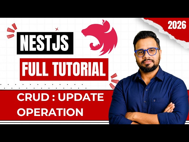 NestJS Course in Hindi #42 | CRUD Update Operation | PATCH API, Update DTO & findByIdAndUpdate()