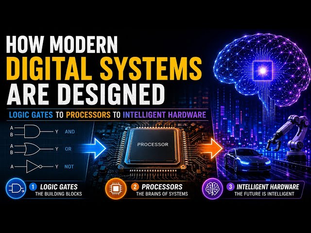 How Modern Digital Systems are Designed | Logic Gates to Processors to Intelligent Hardware | Uplatz