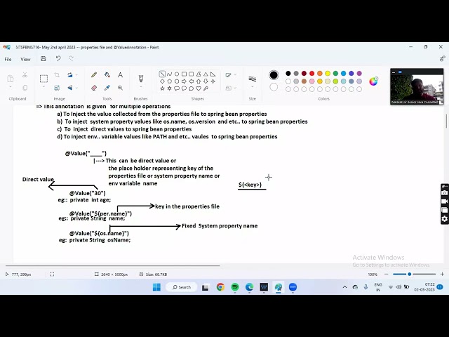 Day 31   Spring Basics  Spring Boot   MS By Nataraj Sir720P HD