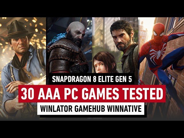 30 AAA PC Games Tested on WINLATOR/GAMEHUB/WINNATIVE | SD 8 ELITE GEN 5 | PC Emulator on Android
