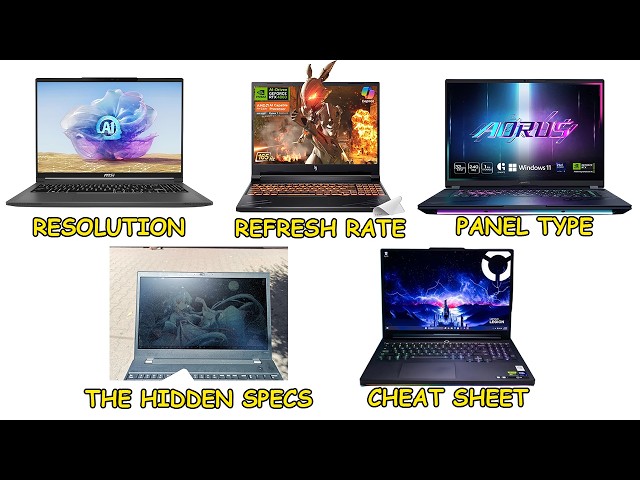 Every Gaming Laptop Display Explained in 11 Minutes