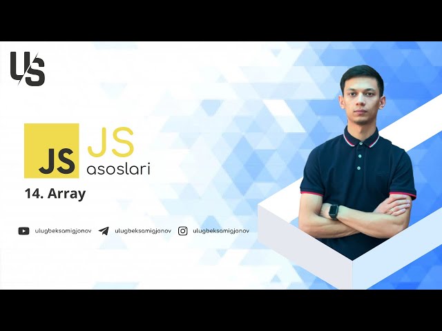 Javascript asoslari | 14. Array