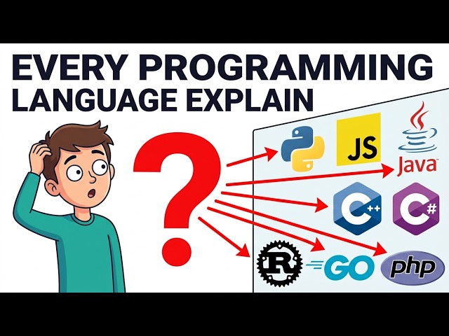 Every Programming Language Explained in just 9 Minutes!