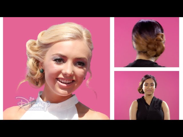 Hair Tutorial | Peyton List Side Bun ✨ | Disney Channel UK