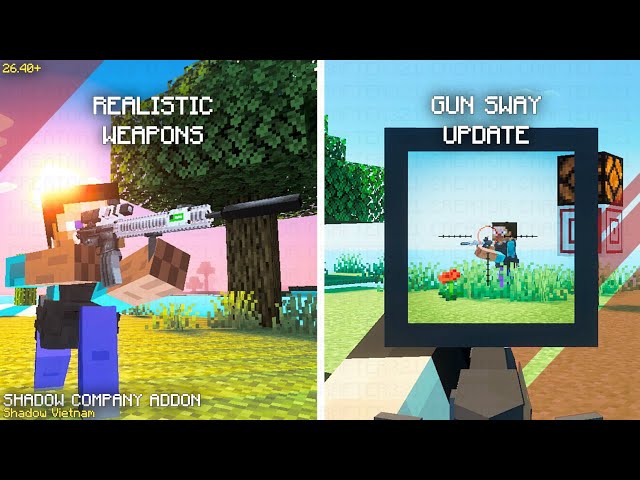 Shadow Company V0.2+++ 3D Gun Sway Update Showcase in Minecraft PE 26.40+ | Creator Crafter321