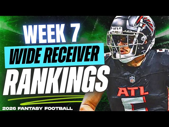 🔥 NEW TOP 36 WR RANKINGS for Week 7 Fantasy Football 🚀 | Fantasy Football Rankings