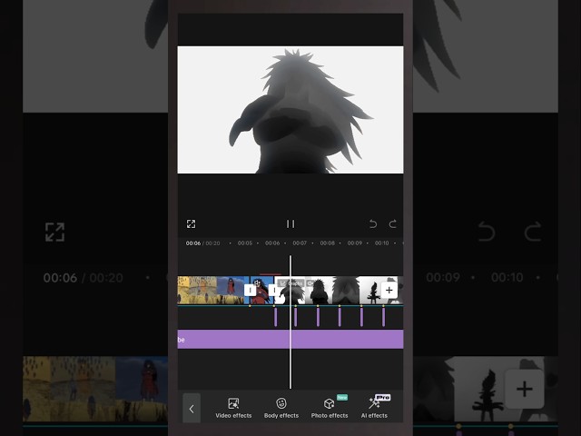 Trending Depth Map Edit - Madara Uchiha 🥶 || Capcut Edit Tutorial #capcut #anime #edit #shorts