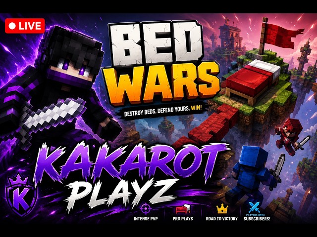 🔴 LIVE 🔥 Minecraft BedWars with Viewers | Road to Victory! ⚔️