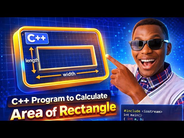 How to Write a C++ Program to Calculate Area of a Rectangle | Beginner Tutorial #codingtutorial #GOO