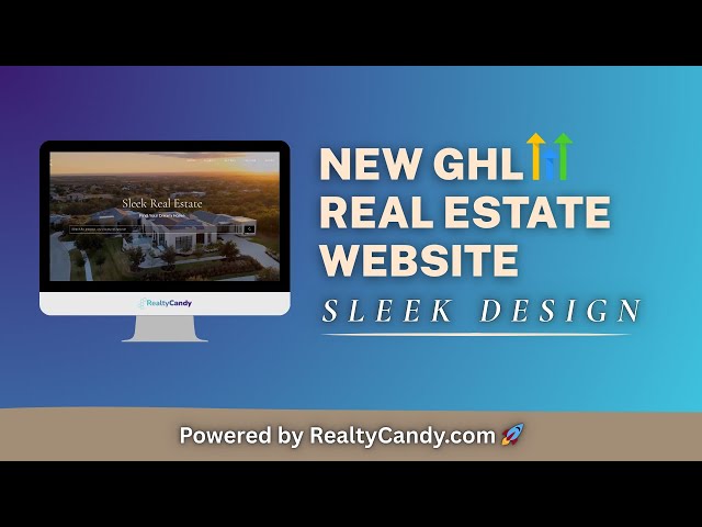 New Sleek Website Layout for GoHighLevel Real Estate Sites