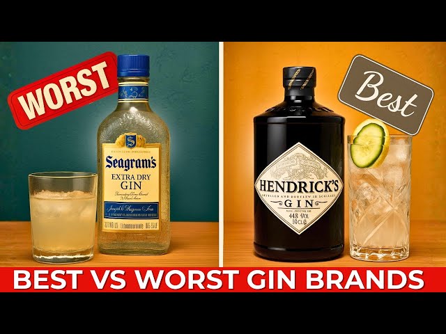 15 Famous Gin Brands Ranked Worst to Best!