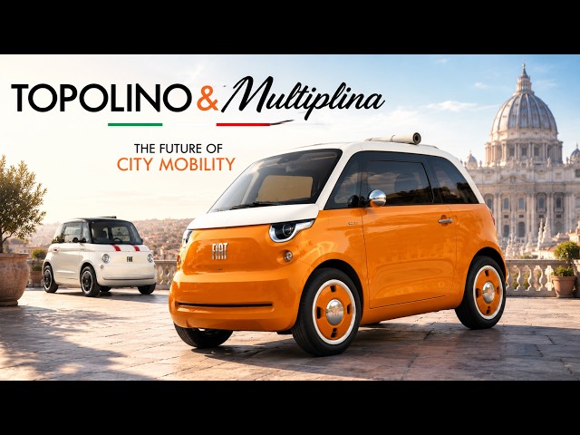 ¡El futuro de FIAT está aquí! Revelan el nuevo Topolino, TRIS y Multiplina