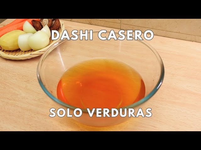DASHI CASERO con VERDURAS 🥕 ¡Sin Kombu ni Bonito! + Sopa Miso Auténtica