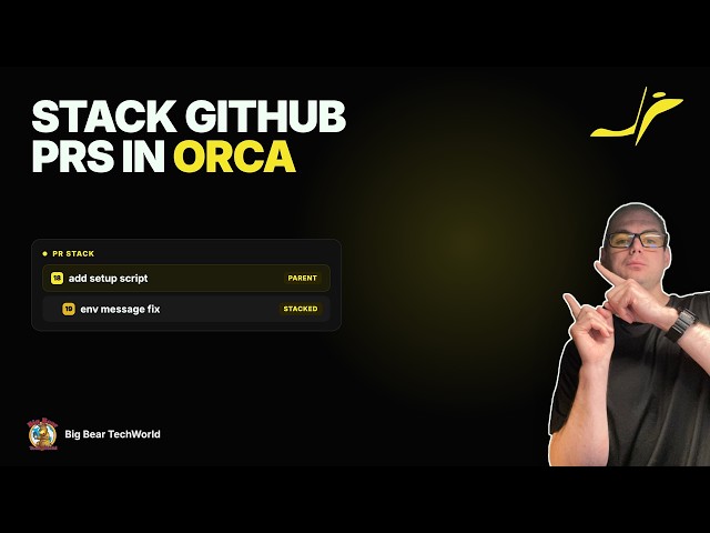 How to Stack GitHub Pull Requests in Orca