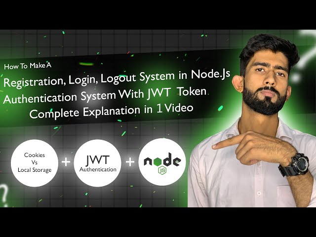 How To Build A Registration, Login, and Logout System with JWT Token  Authentication in Node.js ?