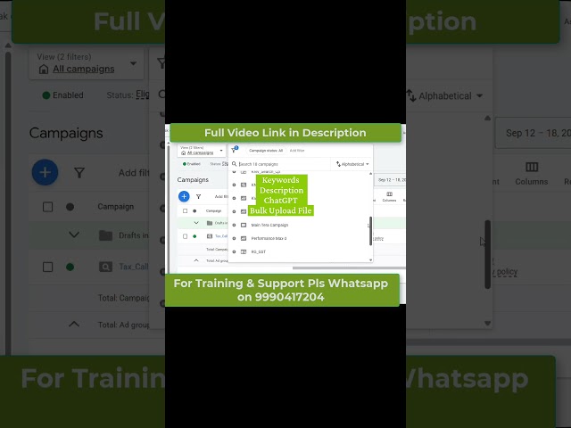 Google Ads RSA Campaign Setup with ChatGPT! 🚀 Bulk Upload Ads in Seconds (2026) #viral #shorts