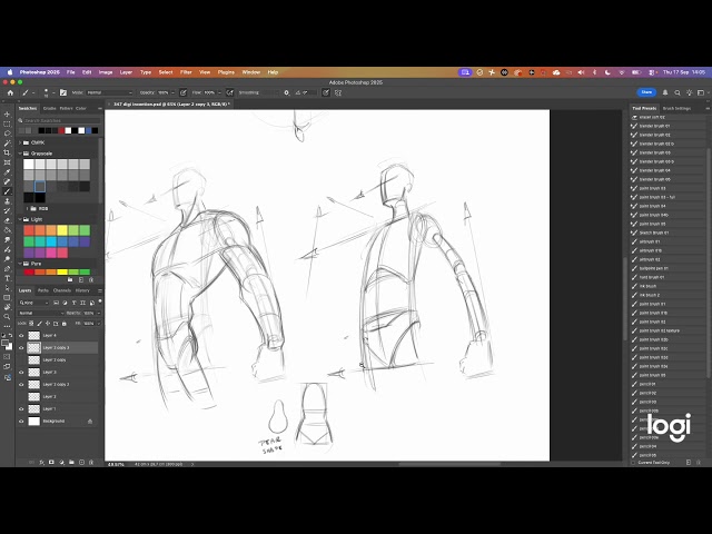 Drawing the human figure from invention - starting from basics part 2