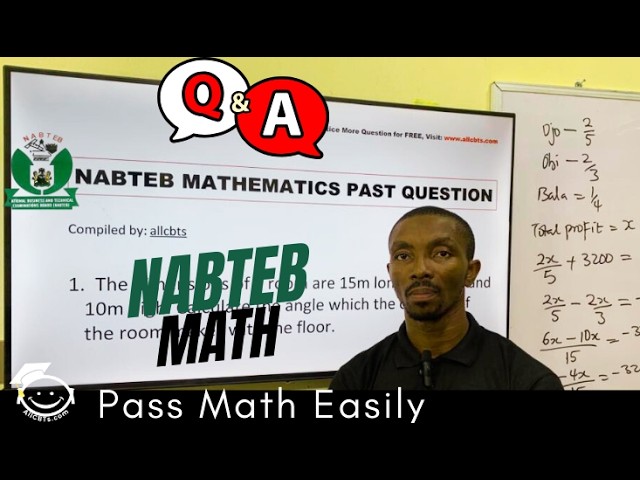 NABTEB 2026 Mathematics Likely Theory Questions | Top Past Questions & Answers Explained