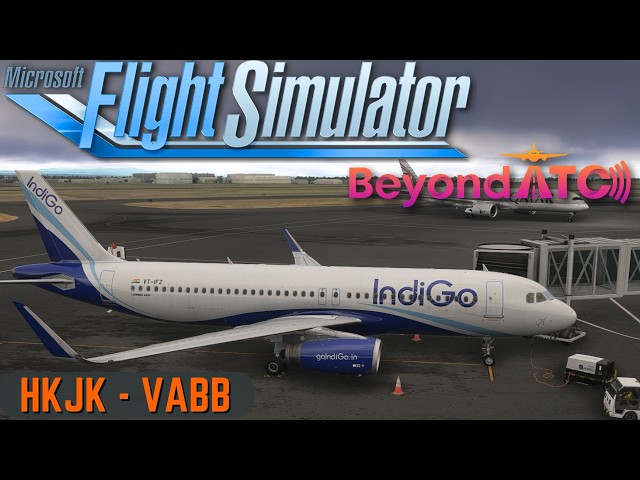 Stormy Landing in Mumbai! | Fenix A320 IndiGo Full Flight