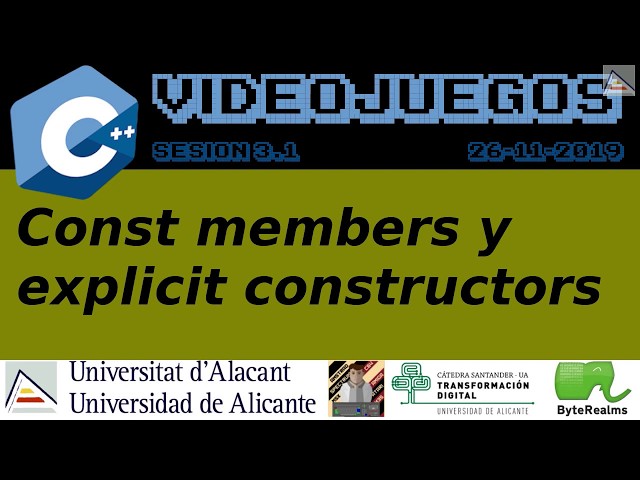 C++ : Include guards, const member initializers, explicit constructors