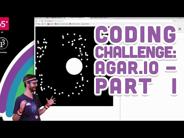 Coding Challenge #32.1: Agar.io - Part 1 (Basic Game Mechanics)