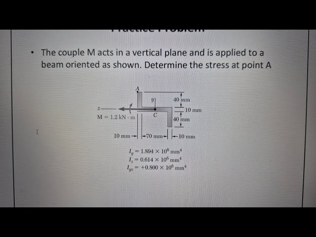 Mechanics of Materials Homework
