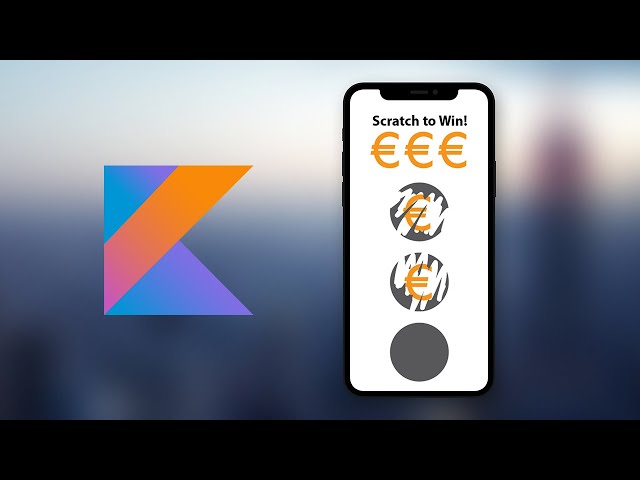 How to create a ScratchView / Scratch Card in Android Studio (Kotlin 2020)