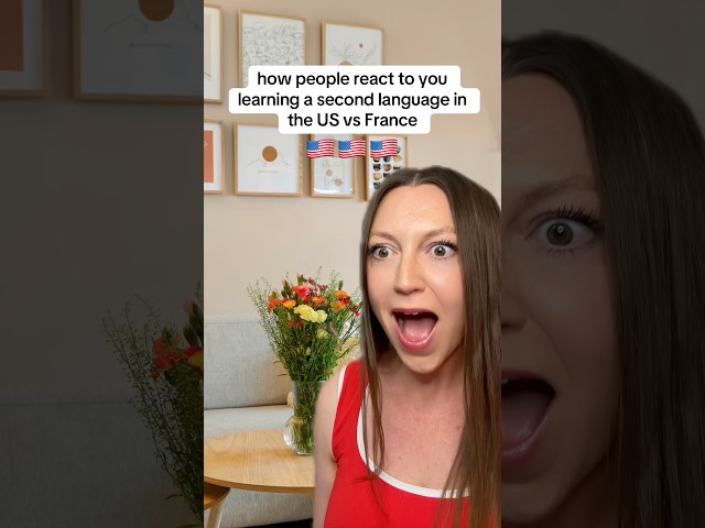 Americans vs French react to learning a second language @AirlearnApp #french #learnfrench #languages