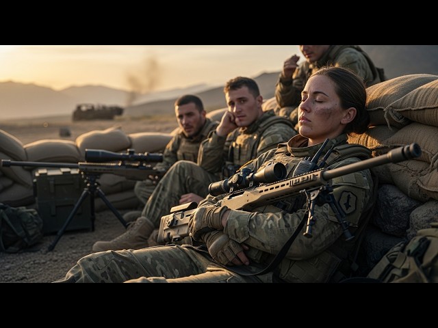 She Slept Holding Her Sniper Rifle—The Team Thought She Was Crazy, By Morning the Enemy Was Defeated
