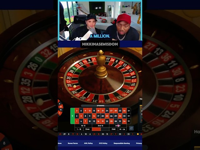 Mikki Mase Winning at ROULETTE 👀😱🎰 #mikkimase #casino #gambling