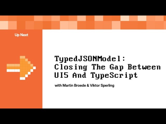 TypedJSONModel: Closing the Gap Between UI5 and TypeScript
