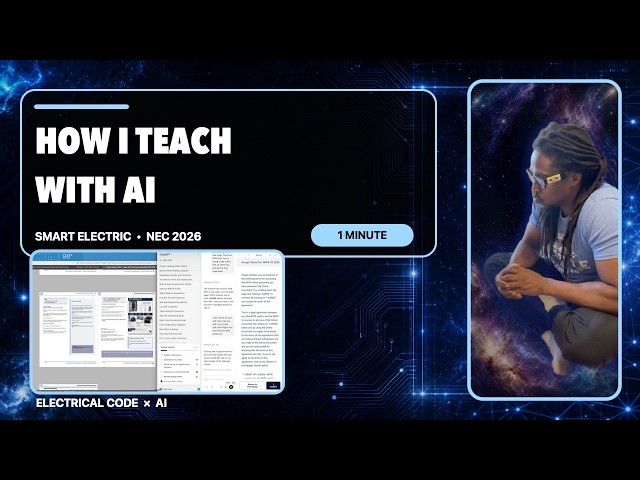Teaching Electrical Code with AI: My Live Method