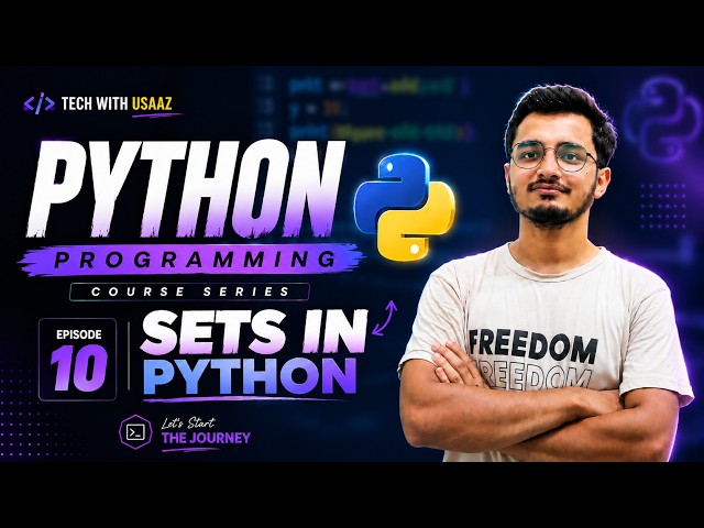 Python Sets Made Easy 🔥 | Set Methods in Python for Beginners