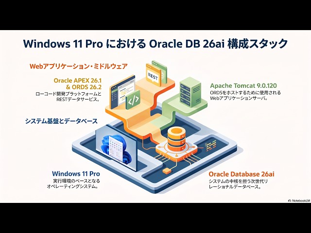 Windows 11 pro,Oracle Db 26ai ,apex 26.1,ords 26.2,tomcat 9.0.120