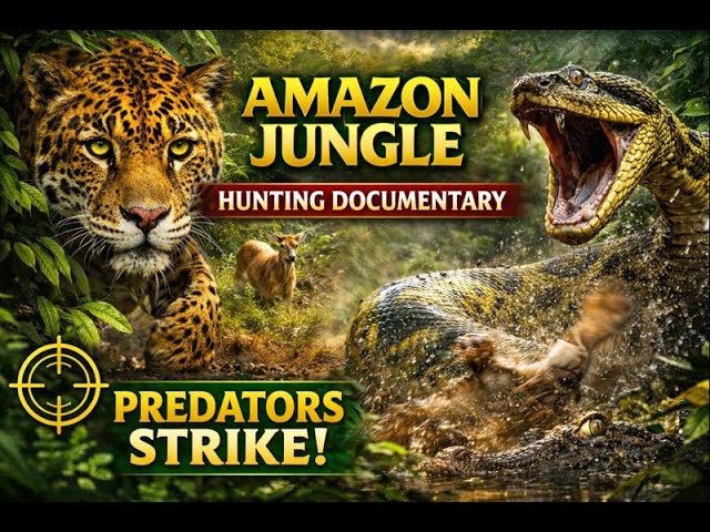 Amazon Jungle Hunting Documentary 🐆 | Jaguars, Anacondas & Wild Predators (4K)