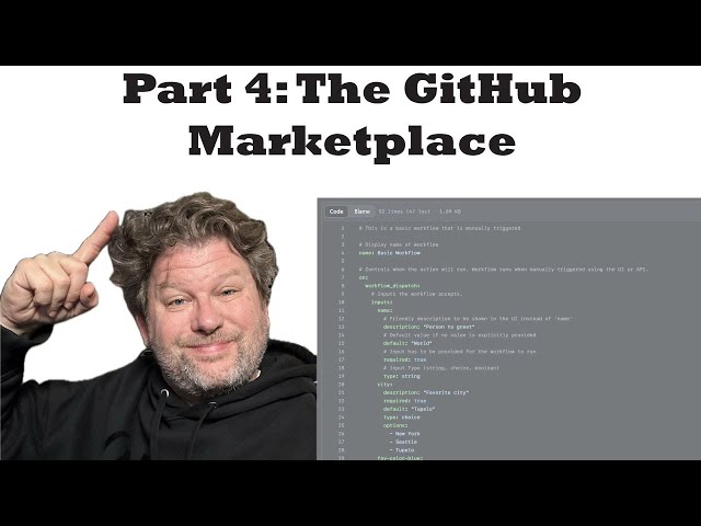 Introduction to GitHub Actions - Part 4 - The GitHub Marketplace