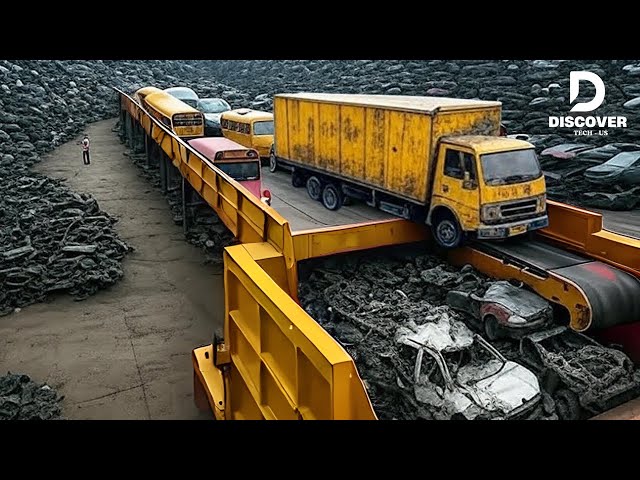 ¡Las trituradoras más locas que lo destruyen todo! | Discover Tech - EE. UU. #Parte 55