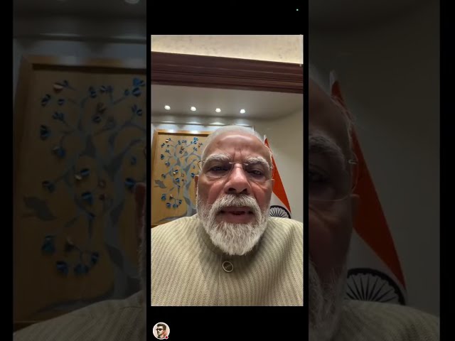 Narendra Modi Indian pm live telecast