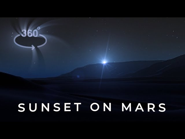 Sunset on Mars (360° VR Video)
