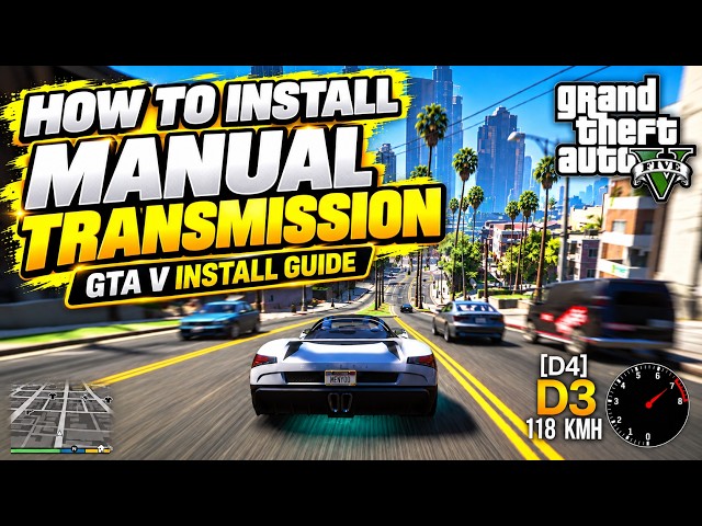 GTA 5 Manual Transmission Mod Is INSANE! | Full Install Guide
